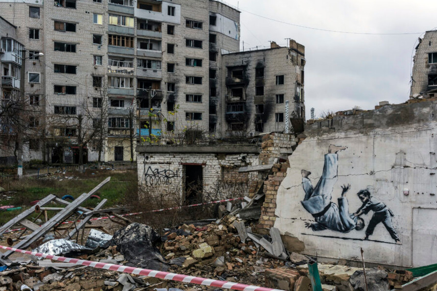 Banksy in Ukraine